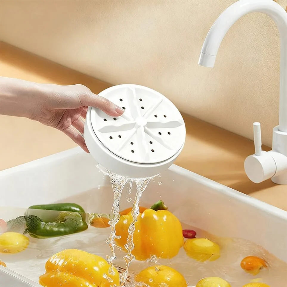 Lavadora portátil de frutas y verduras