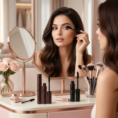 Mascara Waterproof para Más Longitud y Volumen