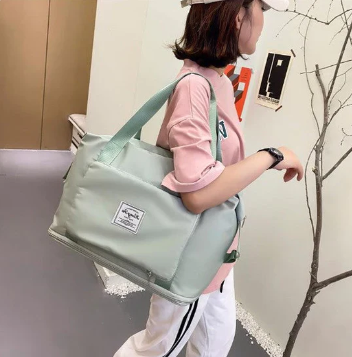 😍BOLSO VIAJERO PLEGABLE: Ligero, Versátil e Impermeable☀️