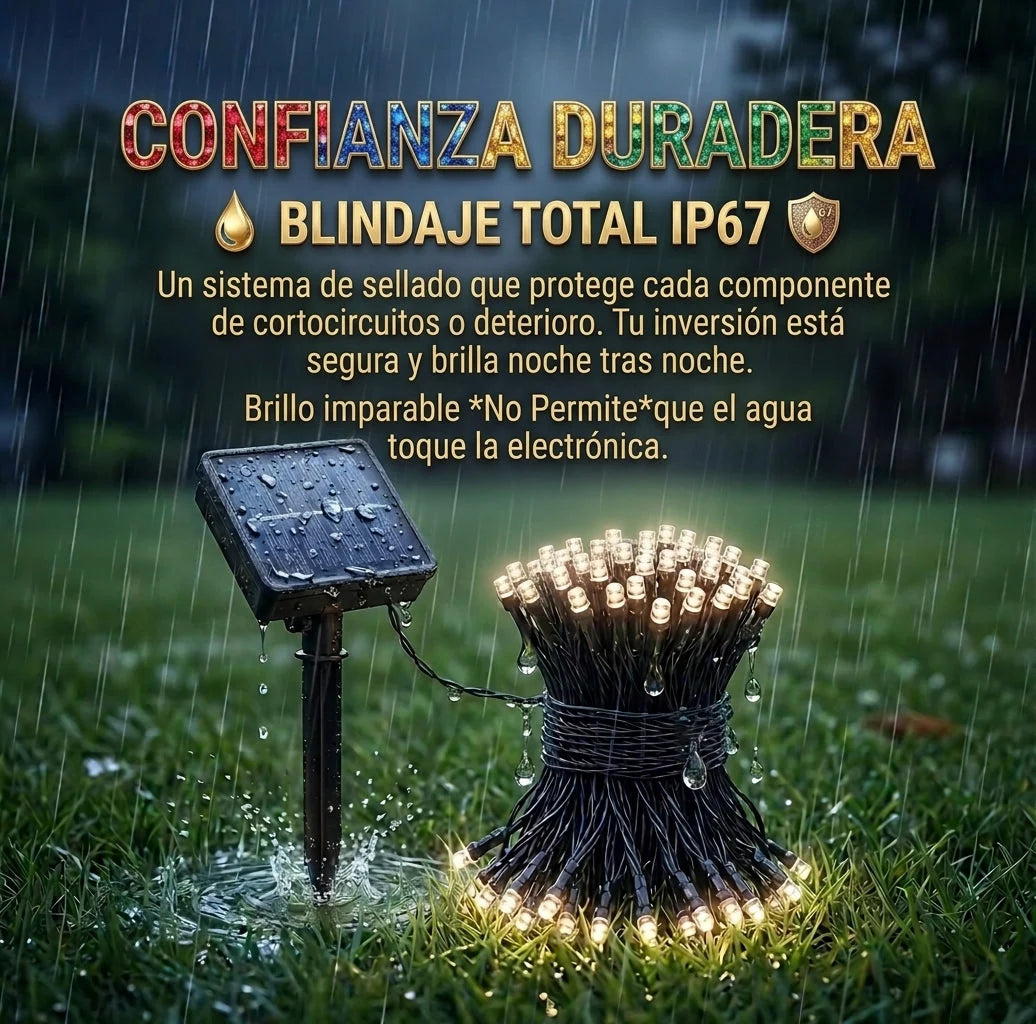 Luces Solares Navideñas