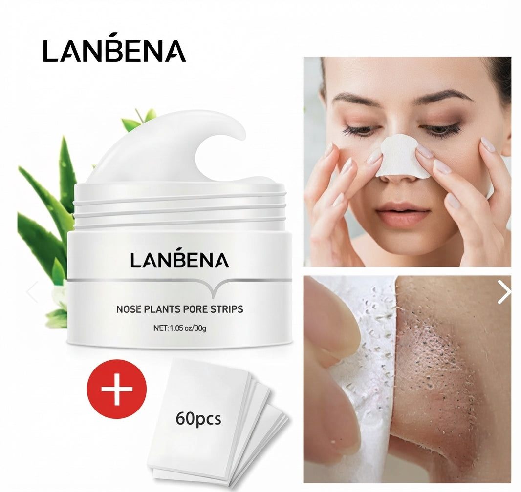 Lanbena®: Mascarilla avanzada para puntos negros + 60 parches