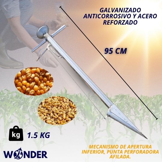 Sembrador ergonomico Pro®️¡Olvídate de Sembrar a Mano!