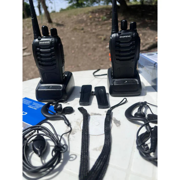 Pack x2 Radios Walkie Talkie Originales| Resistentes al Agua 💧 y al Polvo 🌪️
