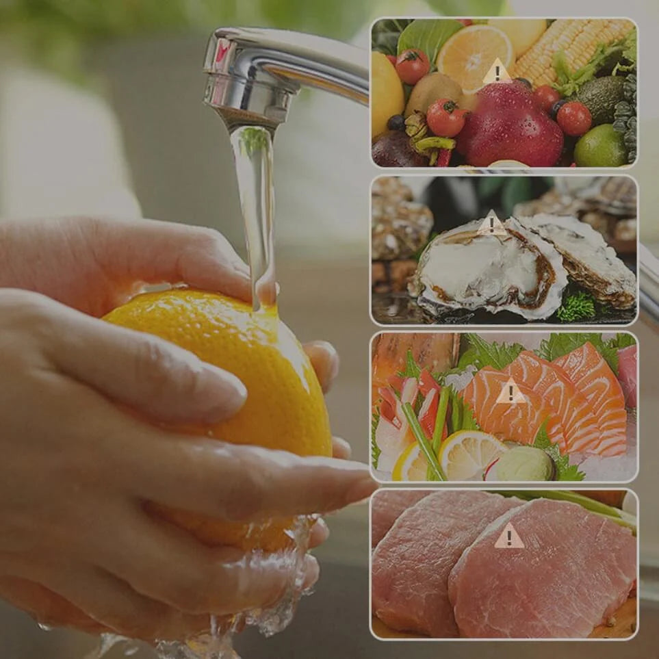 Las frutas y verduras no limpias pueden arruinar tus comidas.