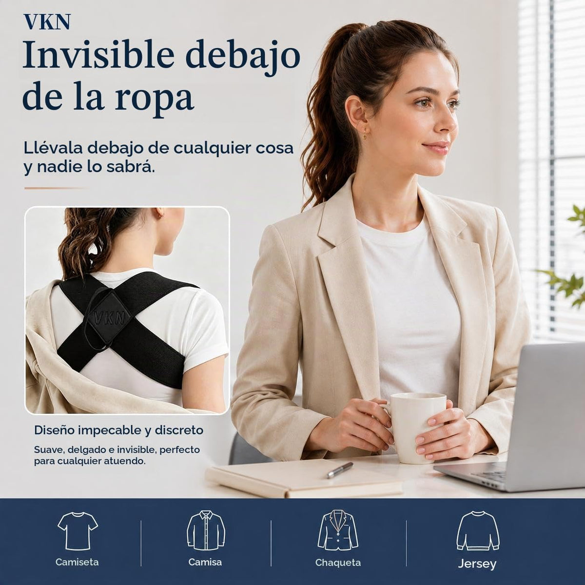 Pasas horas sentado y sientes dolor lumbar.