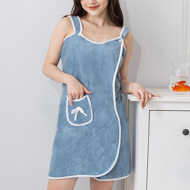 Toalla Tipo Vestido: Ultra Absorbente, Segura y Cómoda 💦