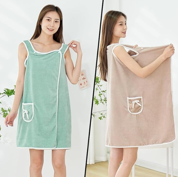 Toalla Tipo Vestido: Ultra Absorbente, Segura y Cómoda 💦