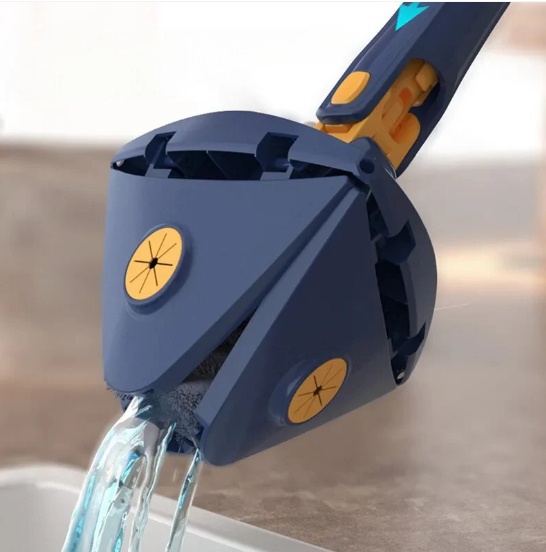 🧼 Mopa de limpieza Triangular Inteligente con Autoescurrido 💧