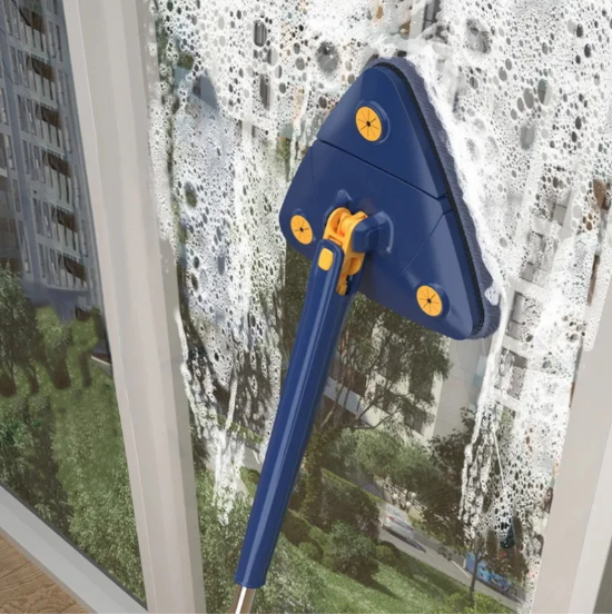 🧼 Mopa de limpieza Triangular Inteligente con Autoescurrido 💧