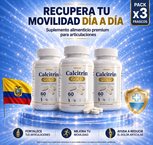 Calcitrin Gold pack X3 Tratamiento completo