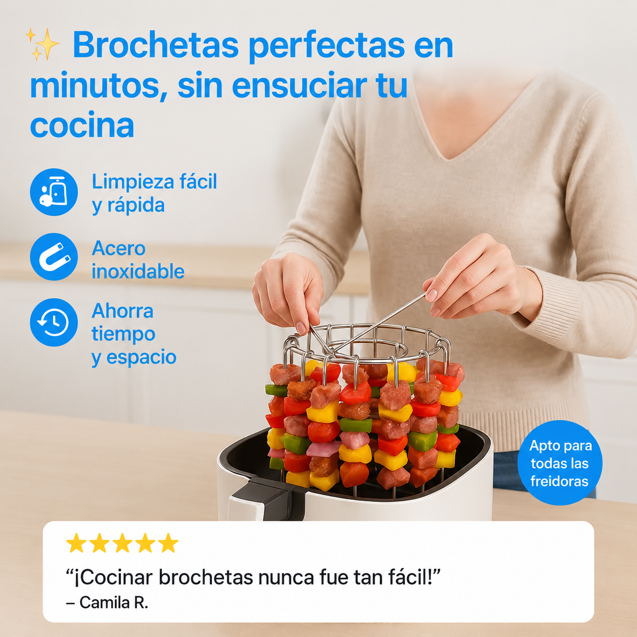 AIR GRILL®️ Parrilla Para Air Fryer