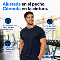 DryFlex Pro™ — La camiseta con efecto muscular