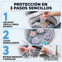 SET X2 FILTROS QUITAMOTAS PARA LAVADORA