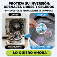 SET X2 FILTROS QUITAMOTAS PARA LAVADORA