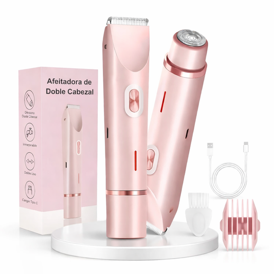 LumiSkin™ – Depiladora con doble cabezal 2 en 1✨