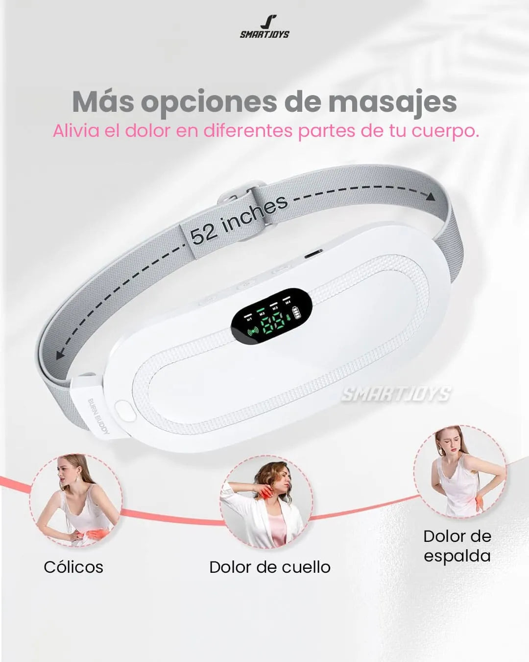 Cinturon Masajeadora y Calentadora para el Ciclo Menstrual