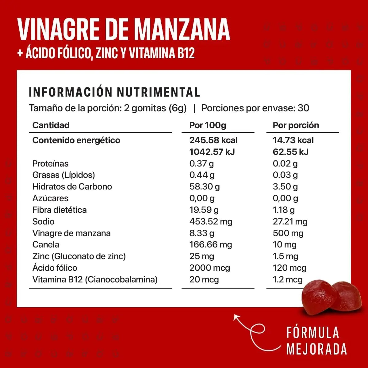 GUMMY LIFE | Gominolas Vinagre de Manzana