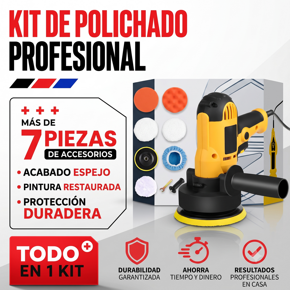 Kit Completo de Polichadora Eléctrica Profesional✨