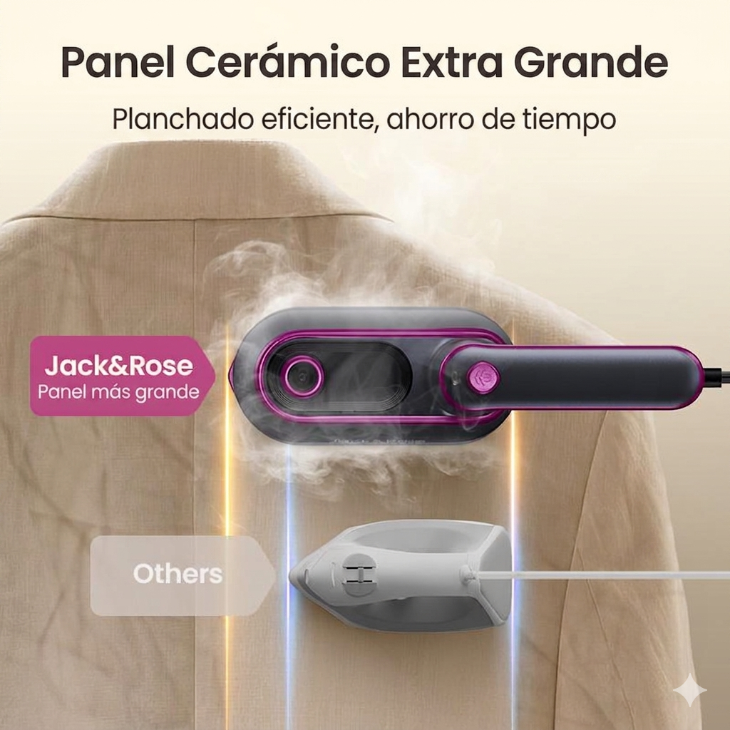 Mini Plancha Portátil con Vapor