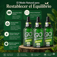 GO DRAINER | Soporte Metabólico Contra Líquidos Retenidos 🌿