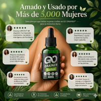 GO DRAINER | Soporte Metabólico Contra Líquidos Retenidos 🌿