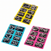 MindMaster™ – Set X8 piezas De Rompecabezas Metálicos