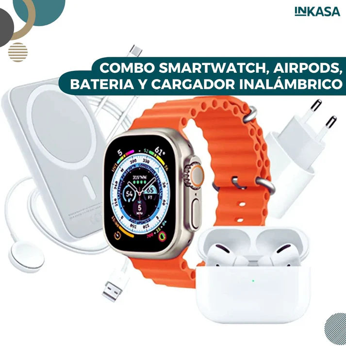 COMBO DIGITAL SmartWatch + AirPds Pro+🎁Power Bank⭐