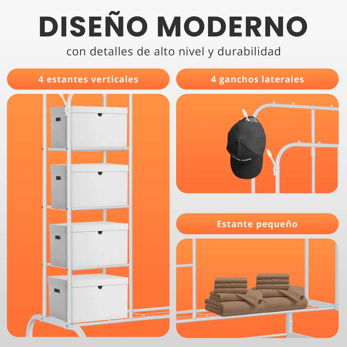Perchero Doble Colgador Organizador