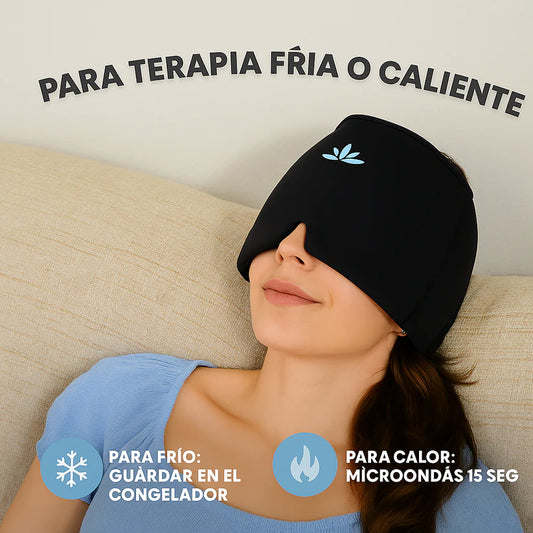 GORRO DE GEL TÉRMICO - ALIVIO PARA MIGRAÑAS Y ESTRES
