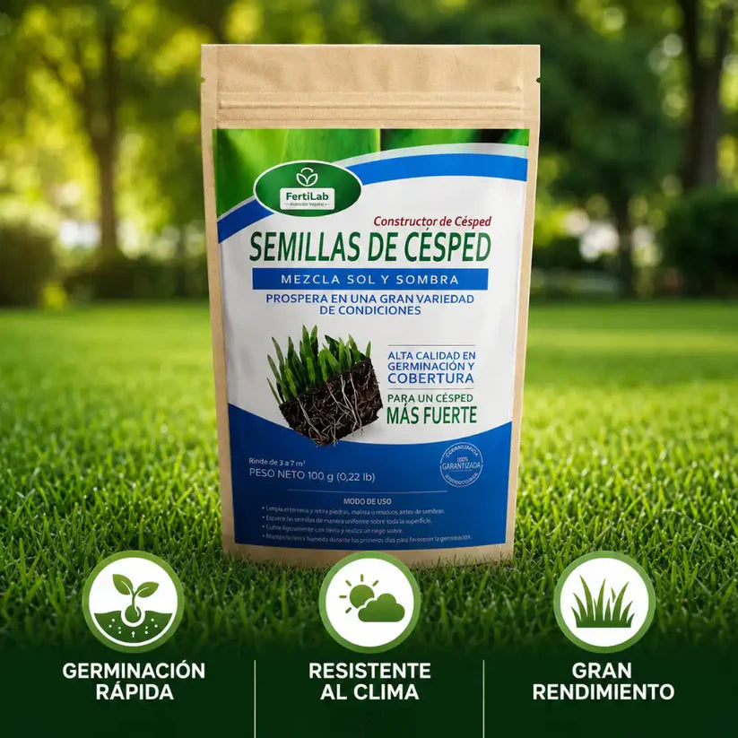 Semillas Cesped 100 gr Para 7m2