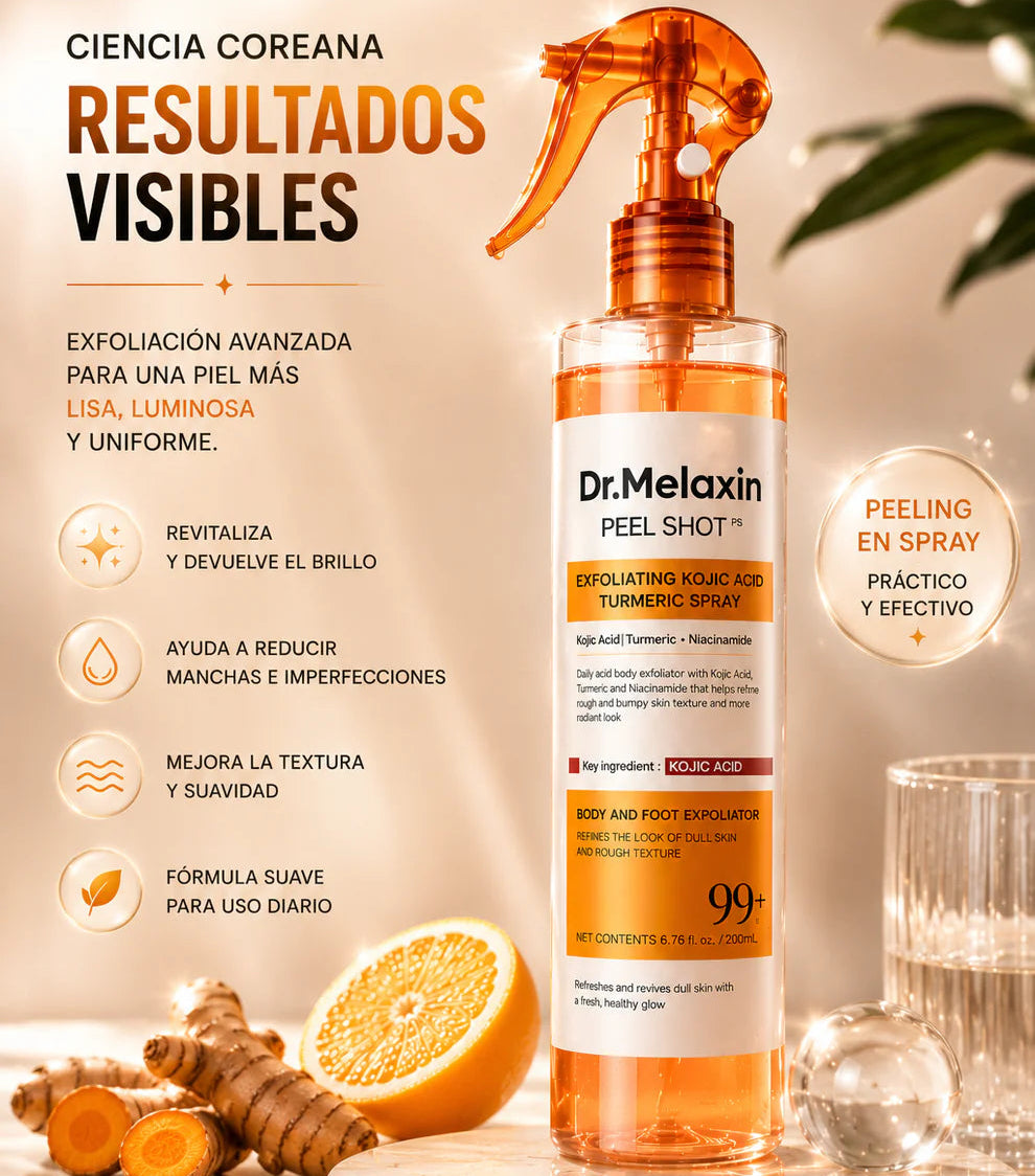 Dr. Melaxin Peel Shot™ Exfoliante Corporal Kojic + Turmeric