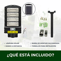 LÁMPARA SOLAR 400W