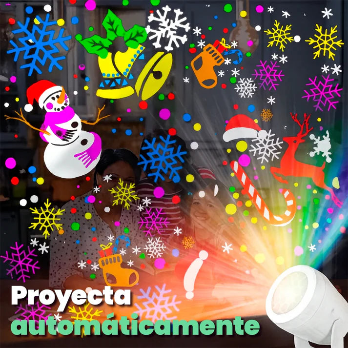Proyector Navideño Multi Figuras LED – Magia en tu hogar