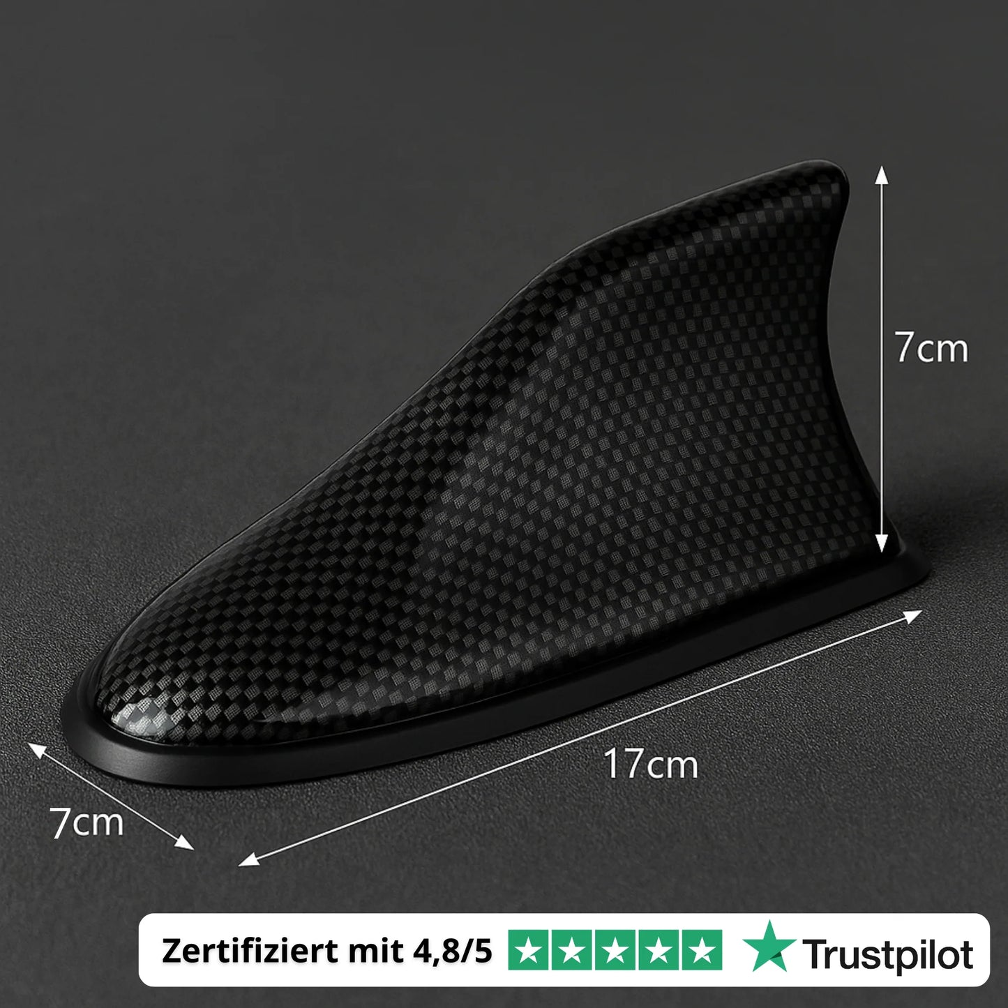 Amplificador de antena para coche Shark: para una recepción de radio clara y potente.