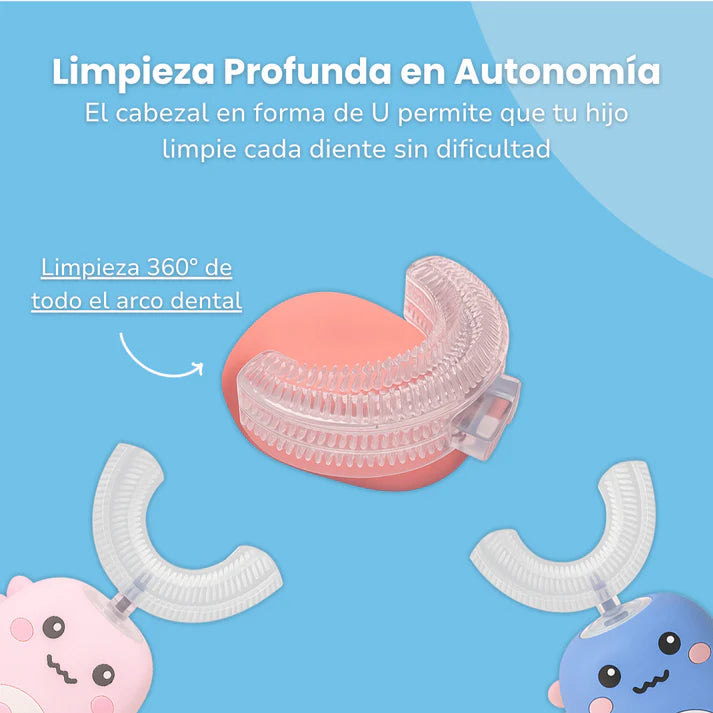 🦷 SmileKit Kids™ –Cepillo Electrico para niños Recargable😍