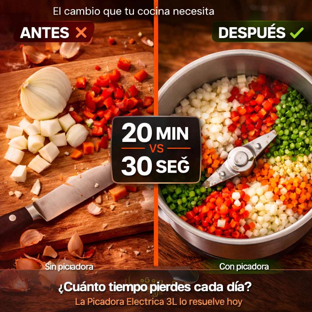 Picador Electrico Inox 2 L Profesional+🎁EBOOK de recetas