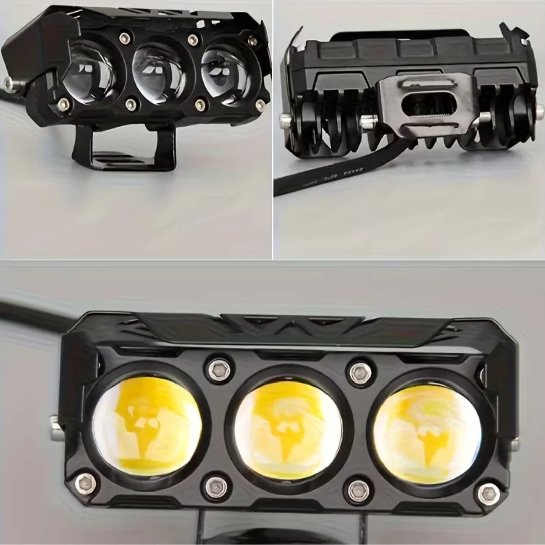 PAR DE EXPLORADORAS LED 3 OJOS|