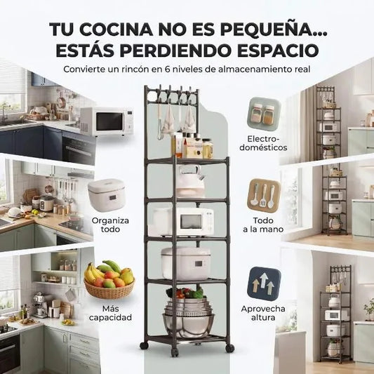 Estante organizador 6 niveles