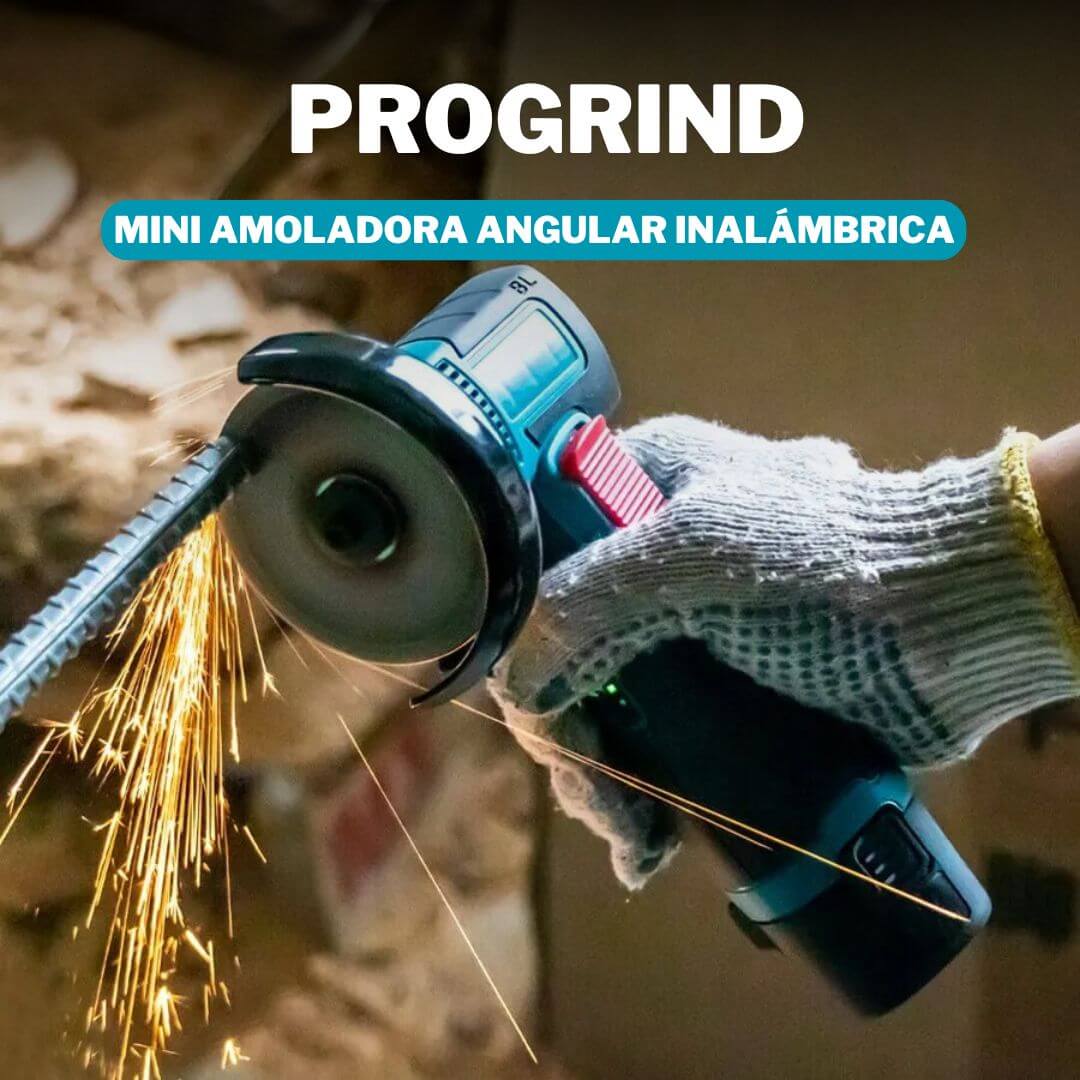 PROGRIND - AMOLADORA ANGULAR INALAMBRICA🔥