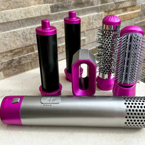 🔥 Transformar tu cabello con el Cepillo Secador 5 en 1 Profesional: ¡Todo en uno! 💖