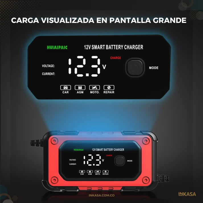 E-FAST® iniciador y cargador inteligente para batería🏍️🚗⚡