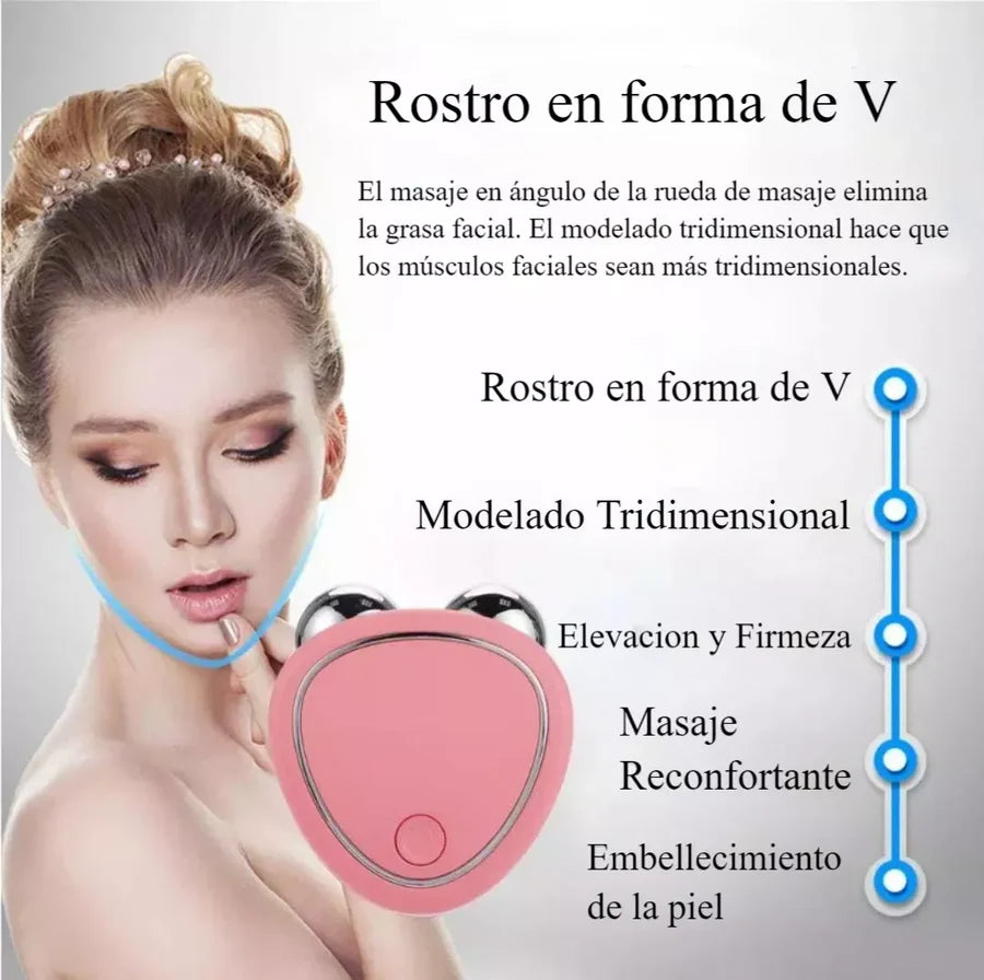 ✨ Masajeador Facial con Tecnología de Microcorriente Avanzada 🥰