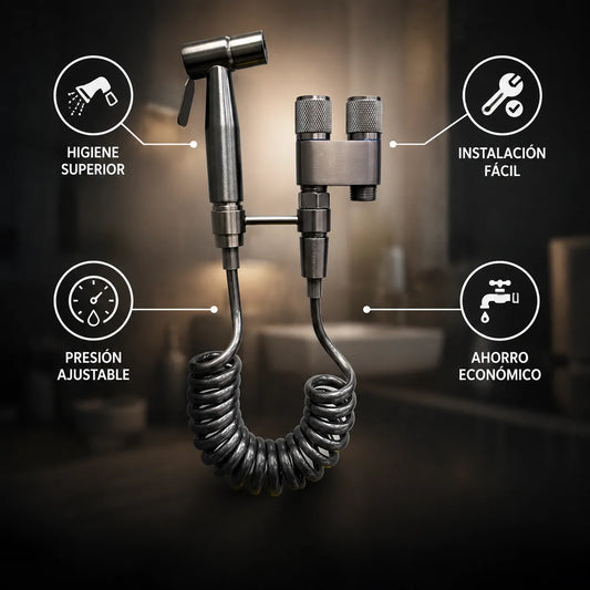 MANGUERA DE LUJO PARA BAÑO + KIT DE INSTALACION
