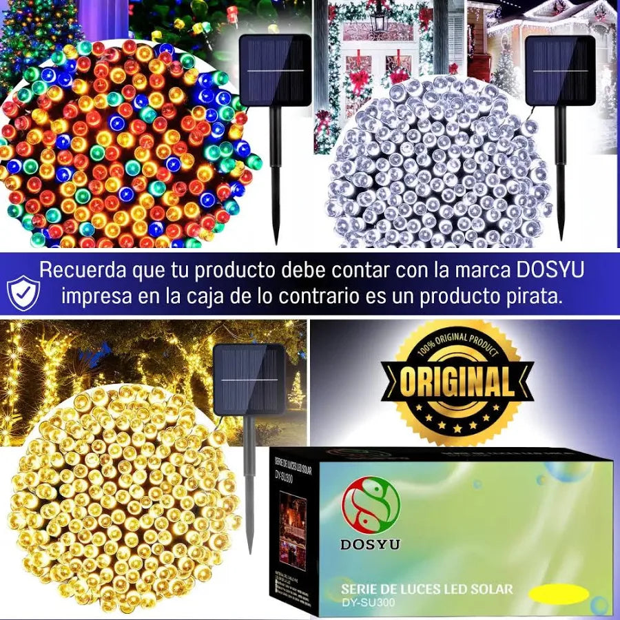 Luces Solares Navideñas
