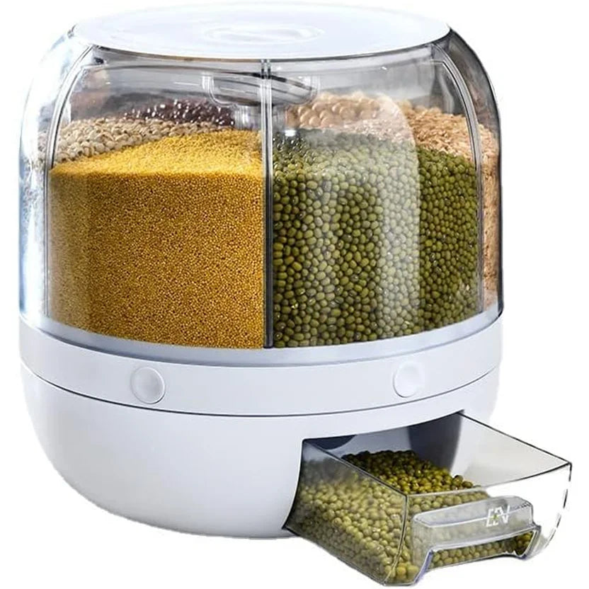 Dispensador de granos y cereales / 6 divisiones